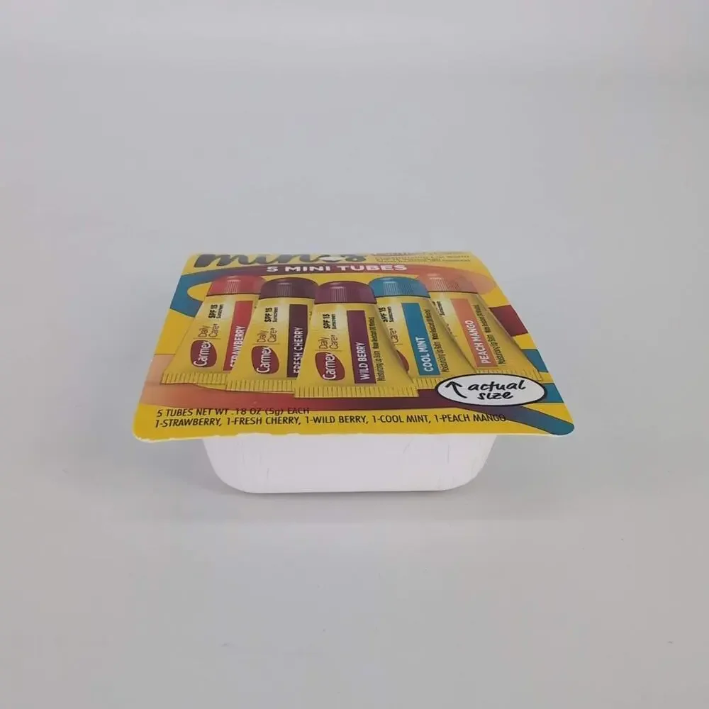 Carmex Daily Care Minis Moisturizing Lip Balm Tubes with SPF 15 - Set of 5 - New